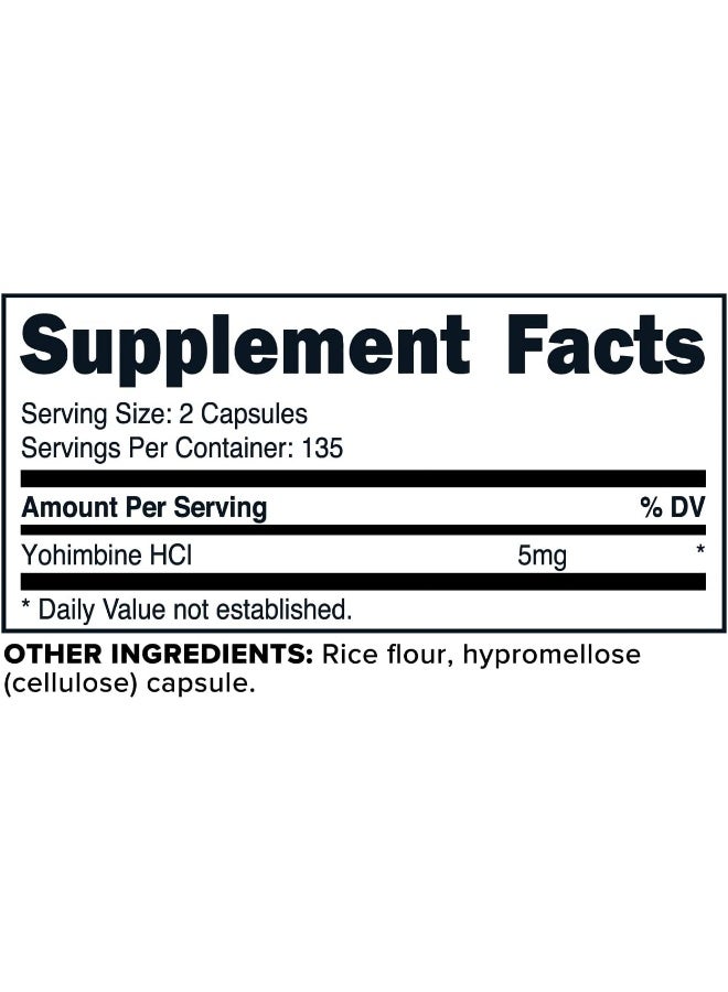 PrimaForce Yohimbine HCl 2.5mg, 270 Capsules - Premium Supplement, Boosts Performance, Zero Fillers, Non-GMO and Gluten Free - Image 2